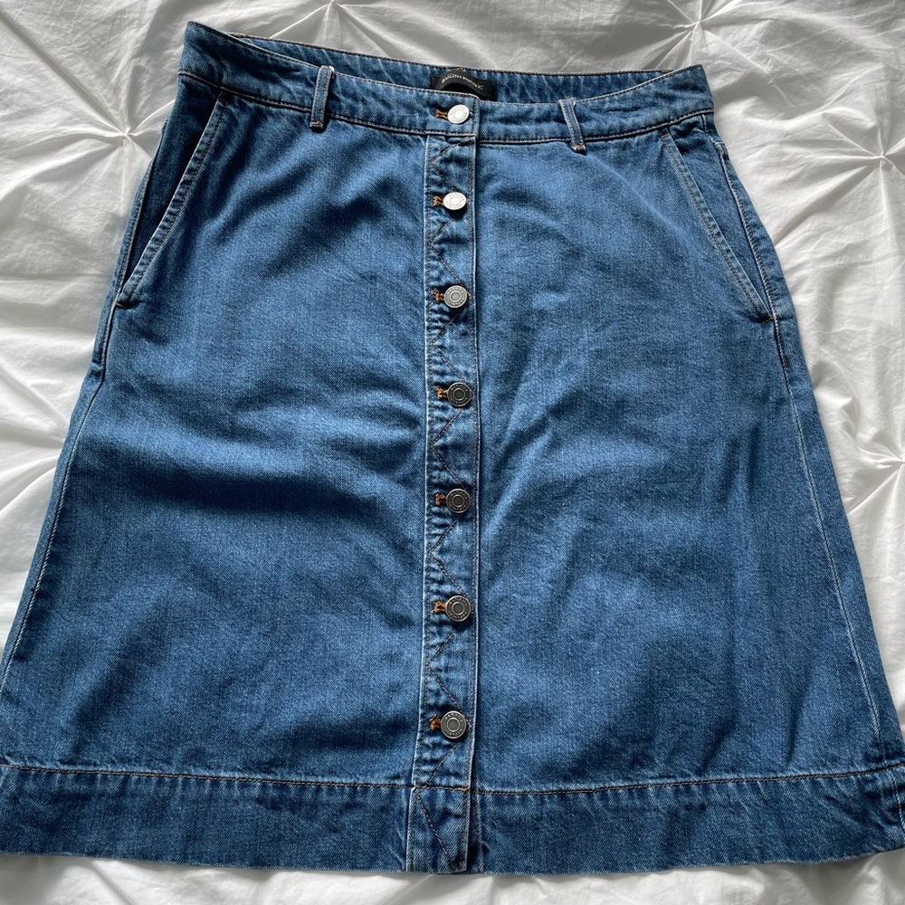 Banana republic jeans skirt